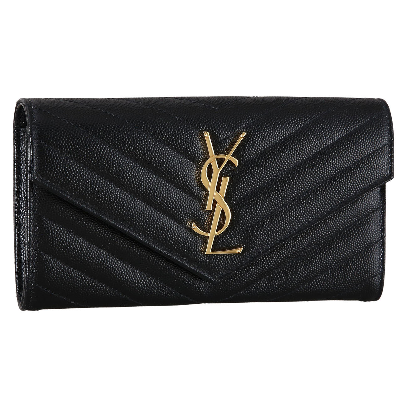 Yves Saint Laurent(USED)생로랑 372264 마틀라세 모노그램 플랩 장지갑